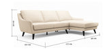 Evelyn 3 Seater Chaise Sofa