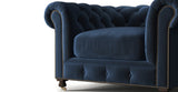 Notting Hill Velvet Chesterfield 1 seater armchair