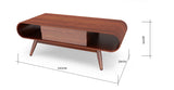 Claes Coffee Table with Storage Drawer