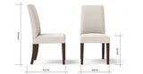 Grace 2 x Dining Chair