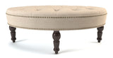Helene Oval Ottoman