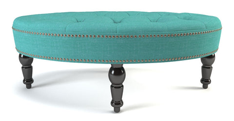 Helene Oval Ottoman