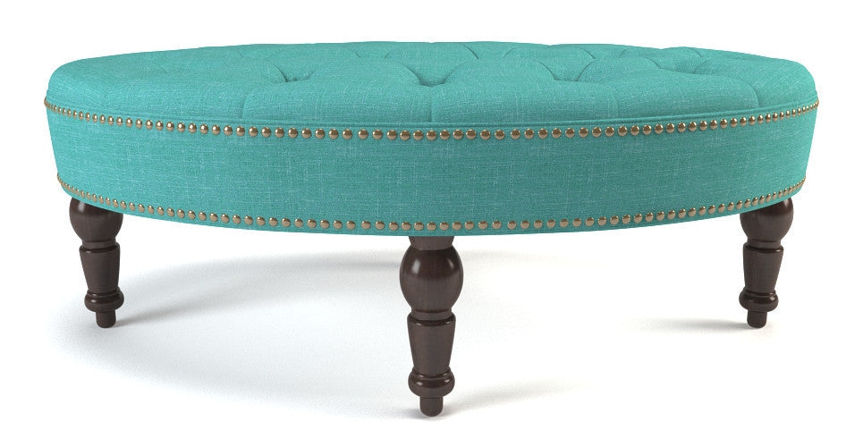 Helene Oval Ottoman