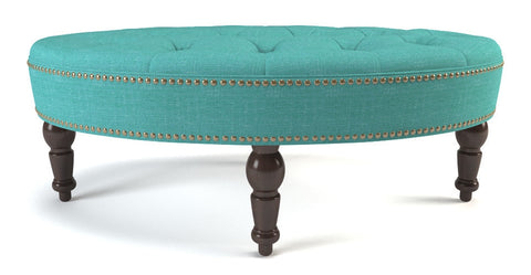 Helene Oval Ottoman