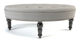 Helene Oval Ottoman