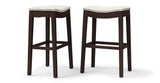 Hocker Set of 2 Bar Stools - Henry High 77.5