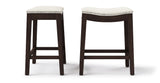 Hocker Set of 2 Bar Stools - Linda Low 62.5