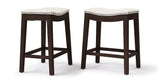 Hocker Set of 2 Bar Stools - Linda Low 62.5