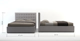 Leia Gas Lift Queen Size Bed Frame