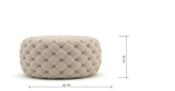 Marken Large Round Ottoman