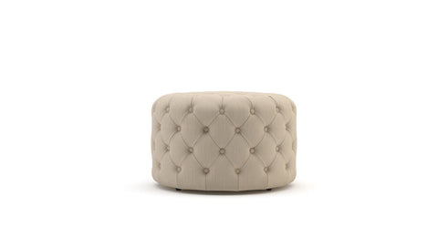 Marken Small Round Ottoman