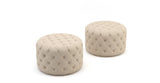 Marken Small Round Ottoman