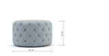 Marken Small Round Ottoman