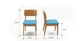 Mokuzai [木] 2 x Dining Chair