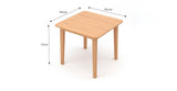 Mokuzai [木] Square Dining Table