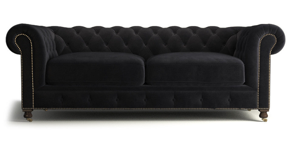 Notting Hill Velvet Chesterfield 3 seater sofa