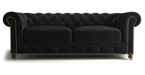 Notting Hill Velvet Chesterfield 3 seater sofa