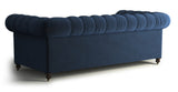 Notting Hill Velvet Chesterfield 3 seater sofa