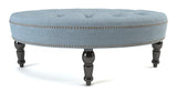 Helene Oval Ottoman