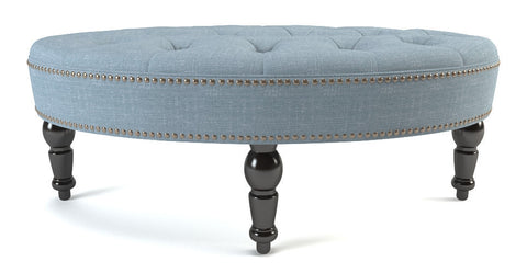Helene Oval Ottoman