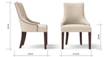 Zoe Scoop Back Dining Chair