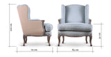 Avignon Wing Back Armchair