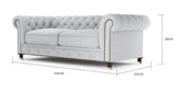 Camden Chesterfield 3 seater sofa