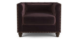 Florence Velvet Chesterfield 1 seater Armchair