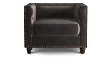 Florence Velvet Chesterfield 1 seater Armchair