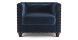 Florence Velvet Chesterfield 1 seater Armchair