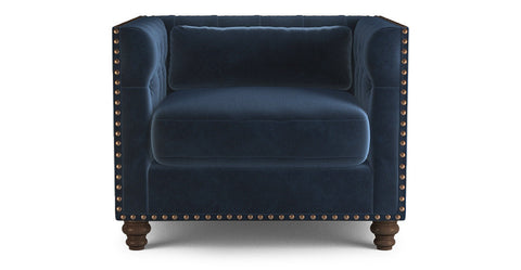 Florence Velvet Chesterfield 1 seater Armchair