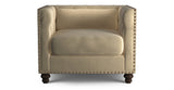 Florence Velvet Chesterfield 1 seater Armchair