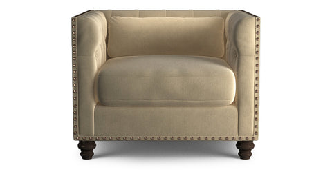 Florence Velvet Chesterfield 1 seater Armchair