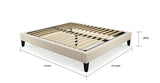 King Size Upholstered Slimline Bed Frame Base