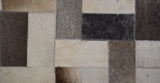 Cowhide Leather Rug - Konstursag Cowhide Rug in Tonal Grey