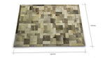 Cowhide Leather Rug - Konstursag Cowhide Rug in Tonal Grey