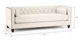 Madeline Chesterfield 3 seater sofa