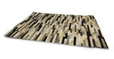 Cowhide Leather Rug - Nyanser Cowhide Rug in Tonal Grey