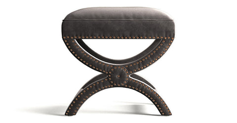Portobello Foot Stool Ottoman or Side Table