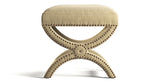 Portobello Foot Stool Ottoman or Side Table