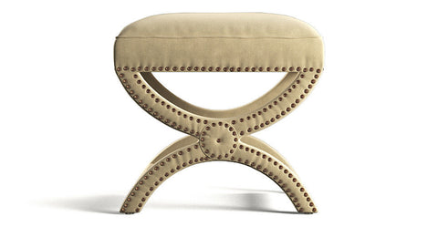Portobello Foot Stool Ottoman or Side Table