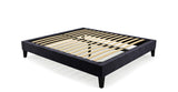 King Size Upholstered Slimline Bed Frame Base