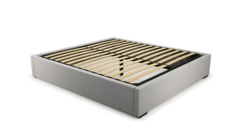 Queen Size Upholstered Standard Bed Frame Base