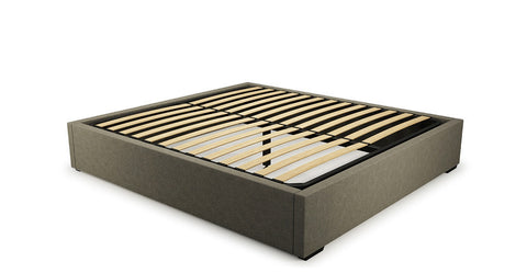 Queen Size Upholstered Standard Bed Frame Base