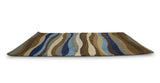 Contemporary Wool Rug - Strand Rug in Mixed Beach hues
