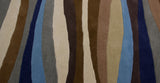Contemporary Wool Rug - Strand Rug in Mixed Beach hues